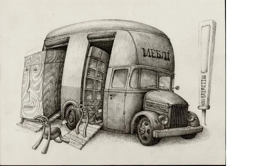 фургон на базе ГАЗ-51 рисунок Виктор Зинченко.jpg